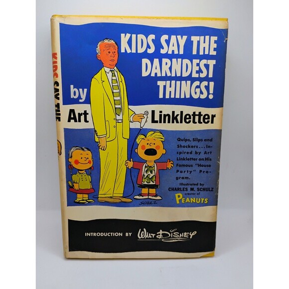 VTG Art Linkletter Hardcover 1957 Kids Say The Darndest Things Book/ w/DustCover - Picture 1 of 8